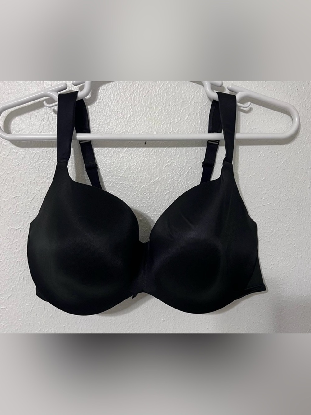 Cacique Black Full-Coverage Bra with Adjustable Straps Wide Straps for Comfort